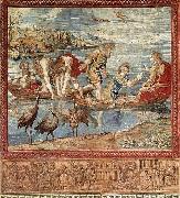 RAFFAELLO Sanzio The Miraculous Draught of Fishes oil painting on canvas